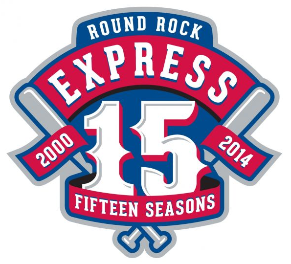 Round Rock Express 2014 Anniversary Logo iron on paper